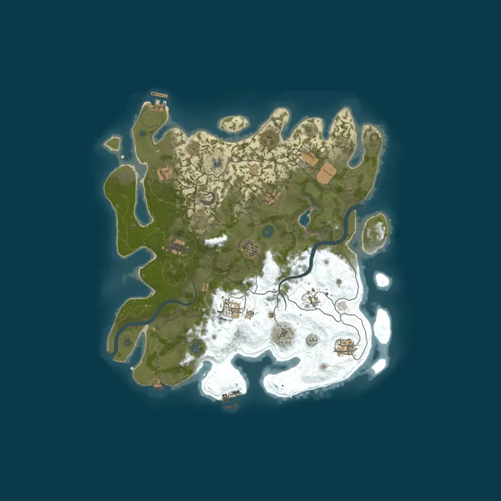 Map of Oh Yes server