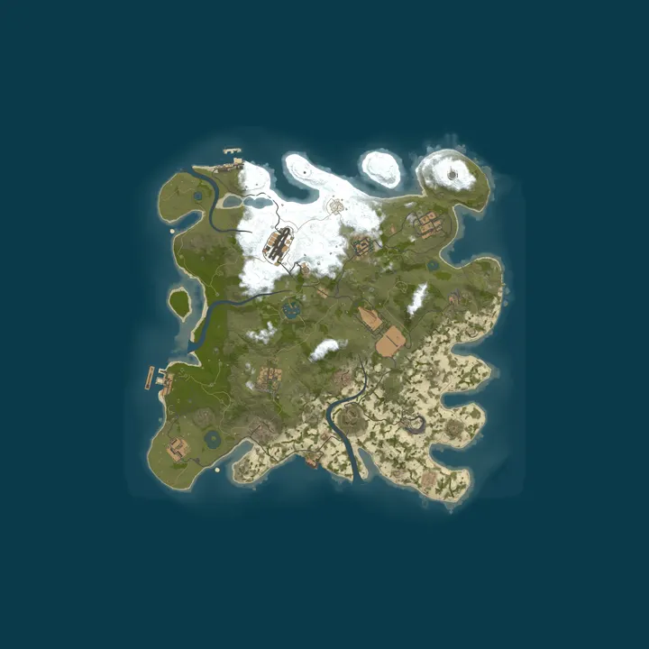 Map of Madbyte's Rust Server