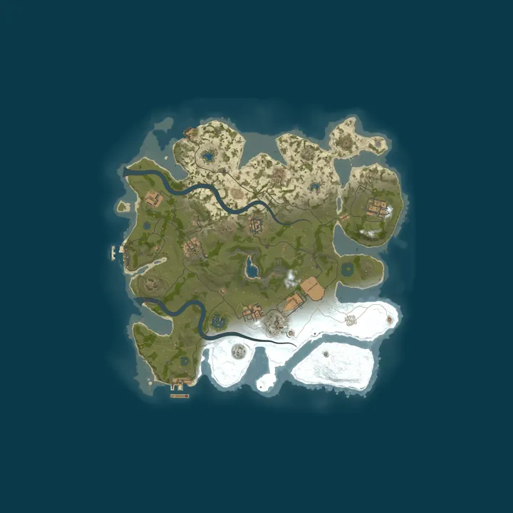 Map of A Shockbyte x Discord Production Rust Server