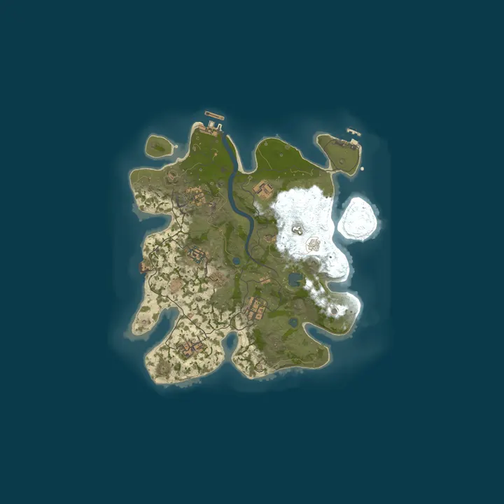 Map of haydens server