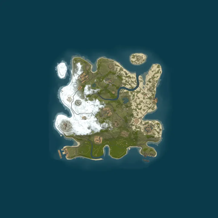 Map of A Rust Server