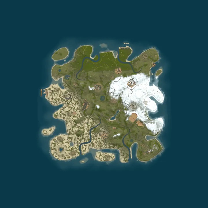 Map of My Rust Server