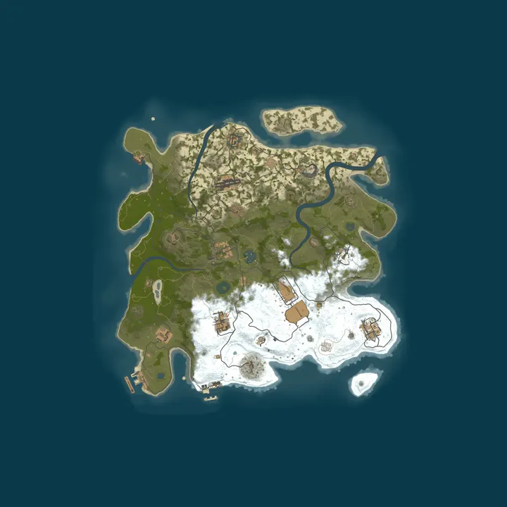 Map of Rustafied Rust|PVP|