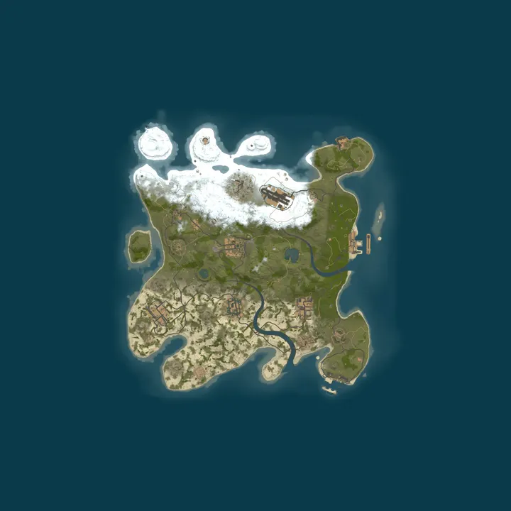 Map of A Rust Server