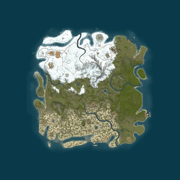 Map of Raccoon Isle | JAPAN PvE