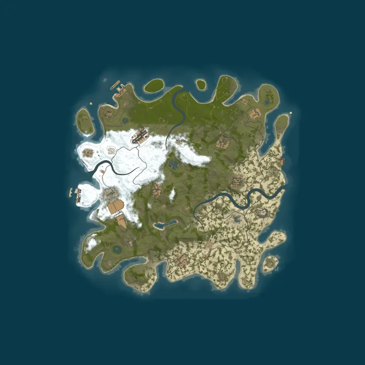 Map of Dirty Dogs 5X Large Stacks No Rads