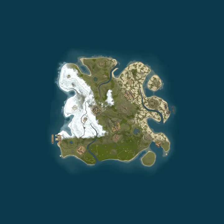 Map of PoopRust Beta | 5X Gathering 2X Loot | No BP Wipes | Poop Wipes