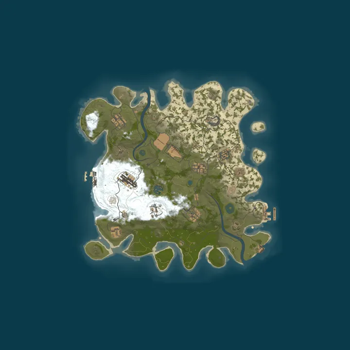 Map of Rust Server