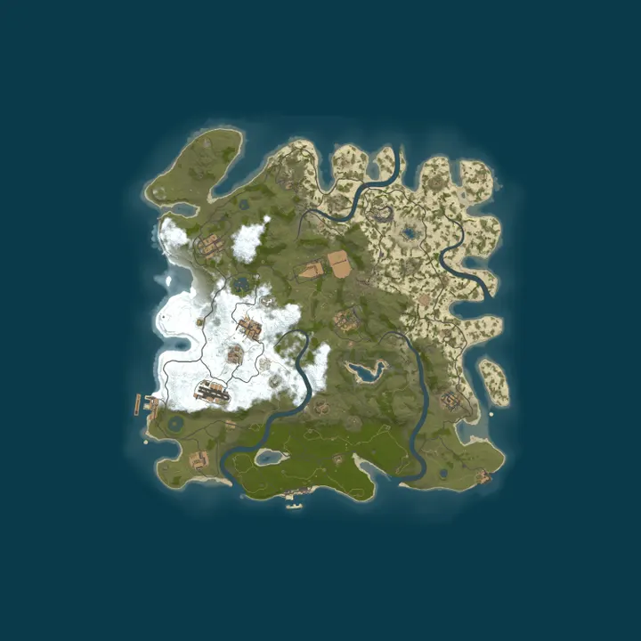 Map of Rust Server