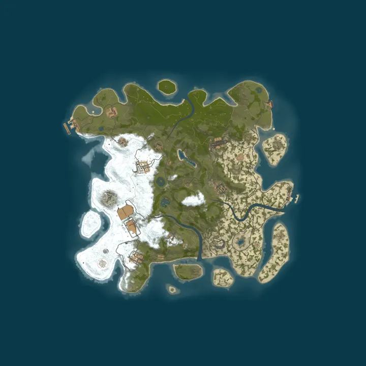 Map of Scrap Yard PvE 3x | No Raiding | Monthly | thescrapyard.gg