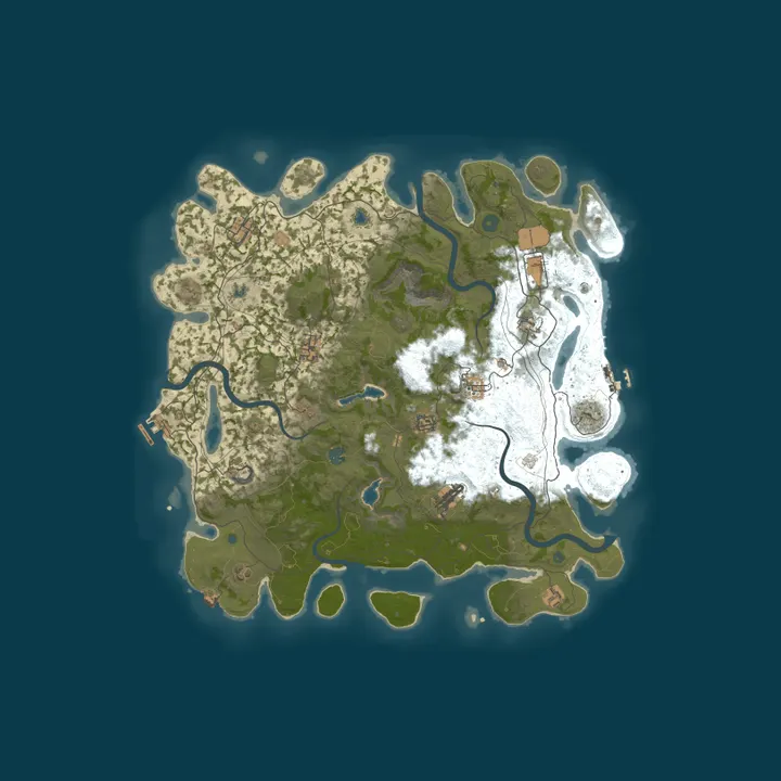 Map of Rust Server