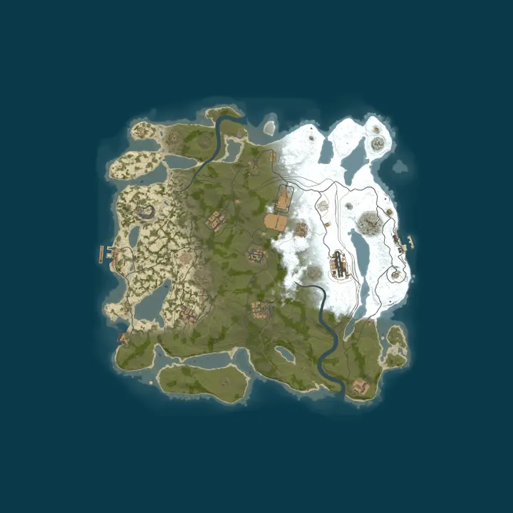 Map of A Rust Server