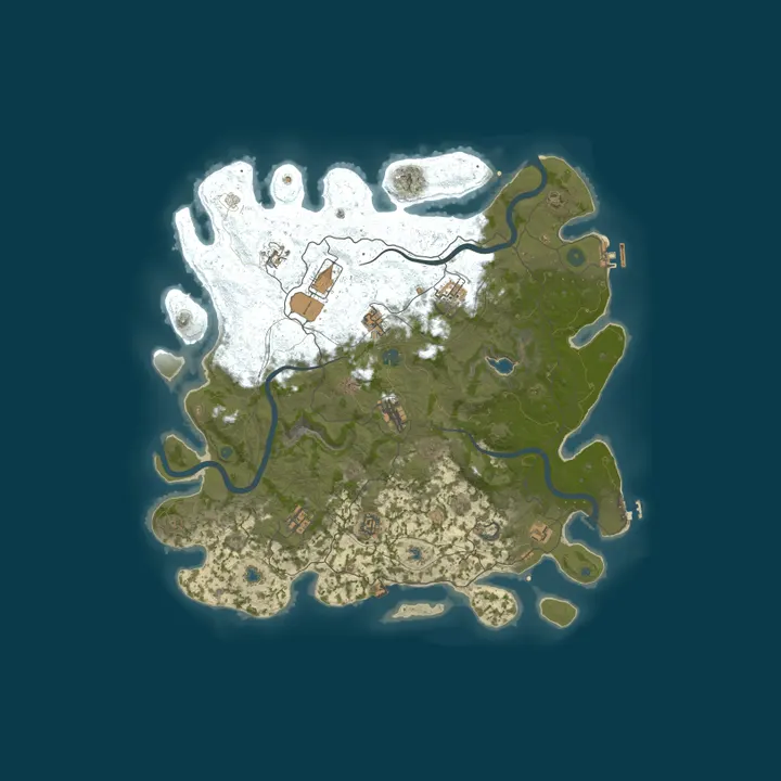 Map of Alpha PvE/PvP | Zombie Survival | Purge Night Raiding