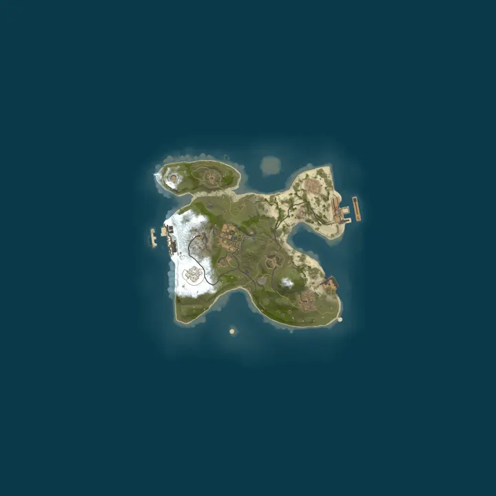 Map of Rust Server