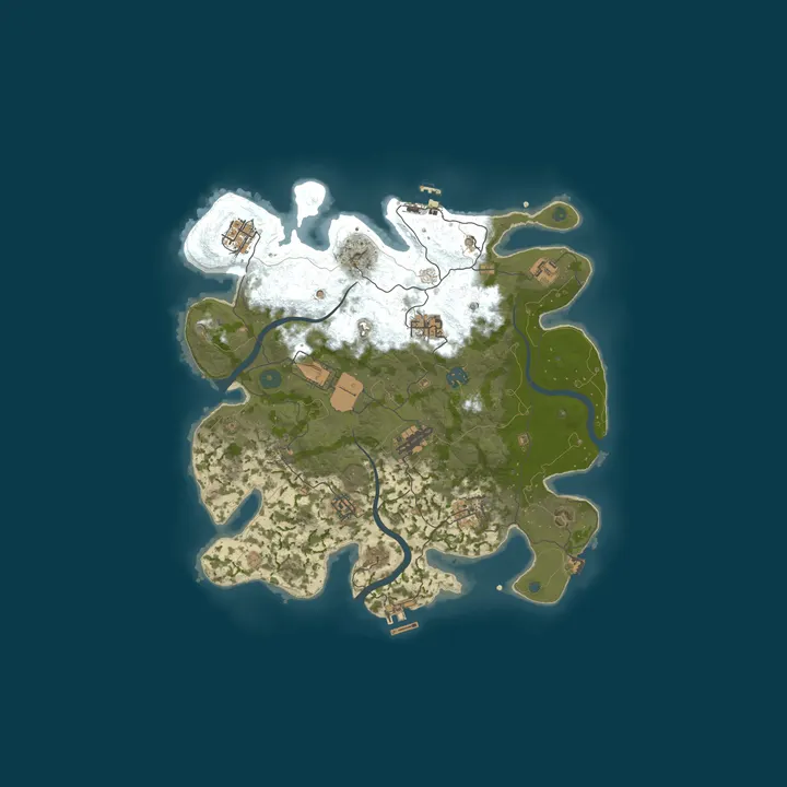 Map of Latinoamérica 24/7 Rust - Latam X2