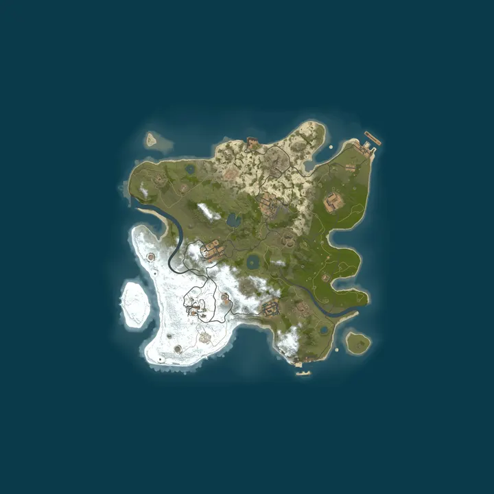 Map of A Rust Server