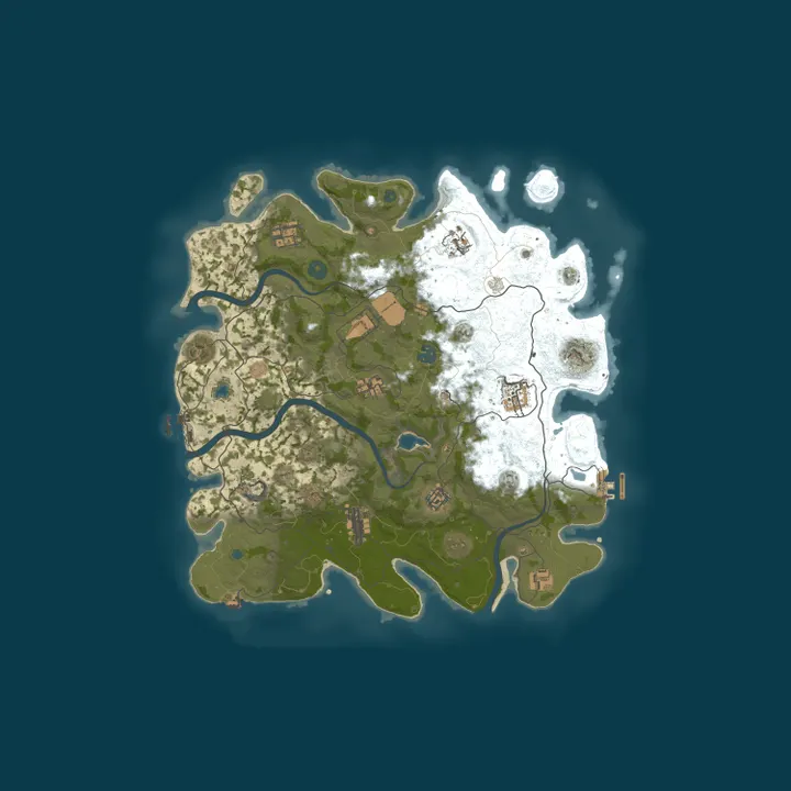 Map of My Apex Rust Server