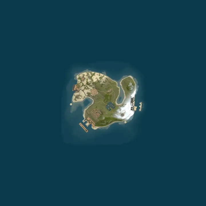 Map of A Shockbyte Rust Server
