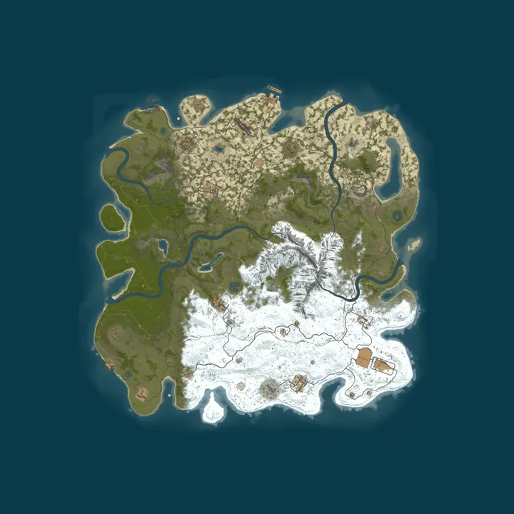 Map of Lalalend Rust Server
