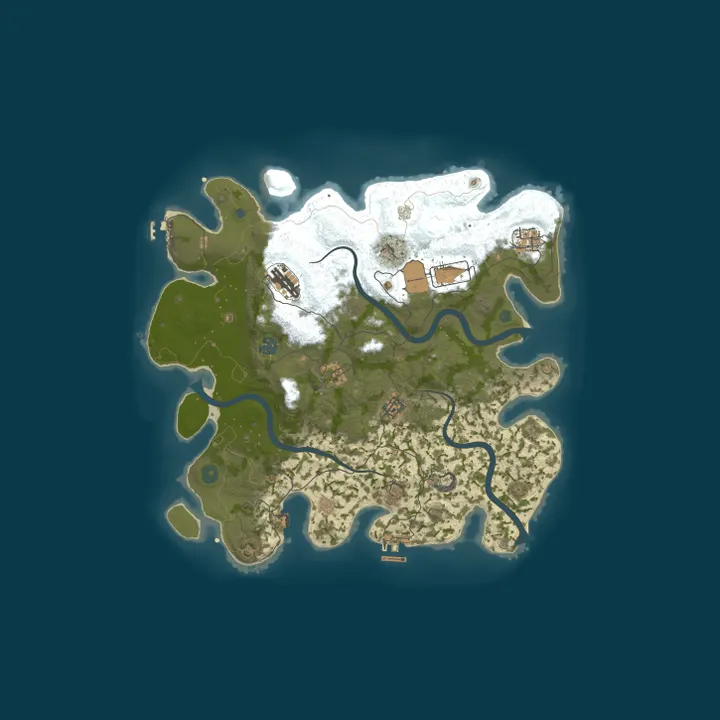Map of Eddies Rust Server 11