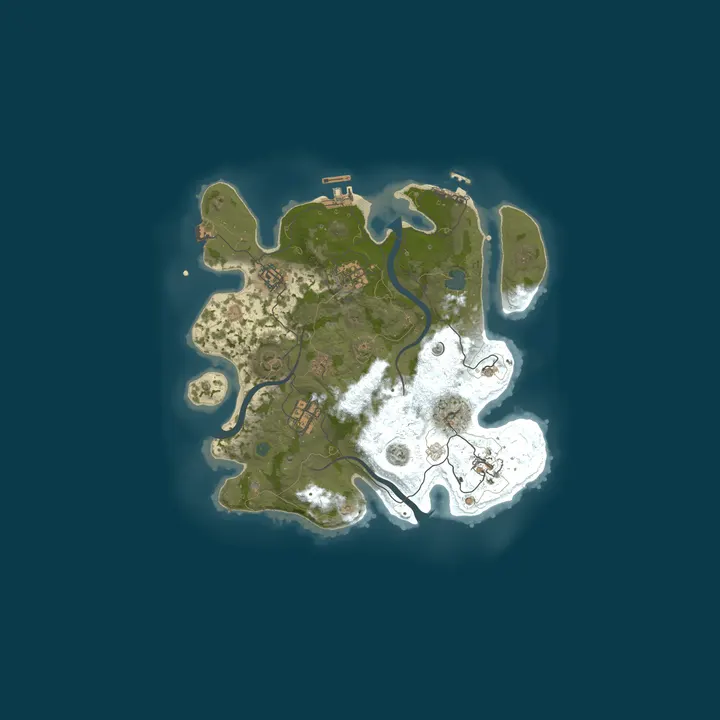 Map of A Rust Server