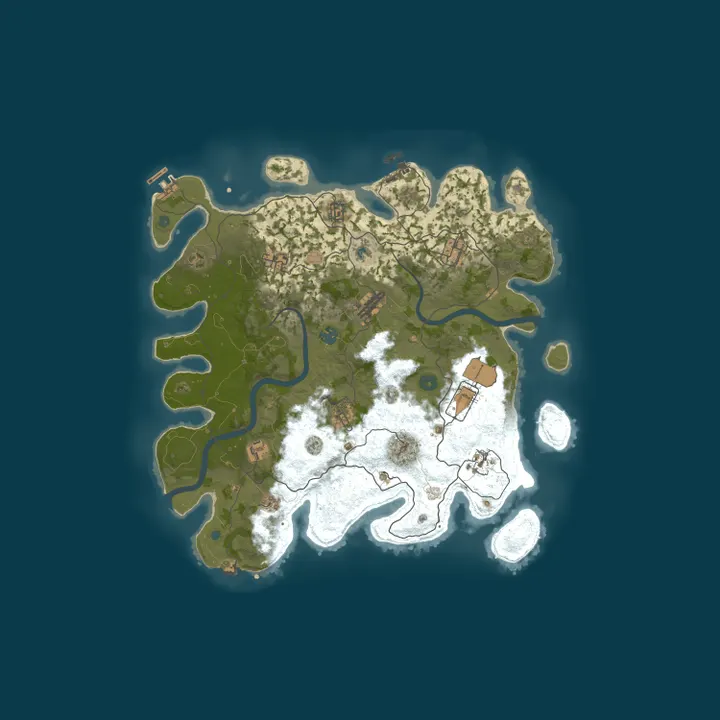 Map of BORDERLAND | 2X | PvE/PvP | Monthly