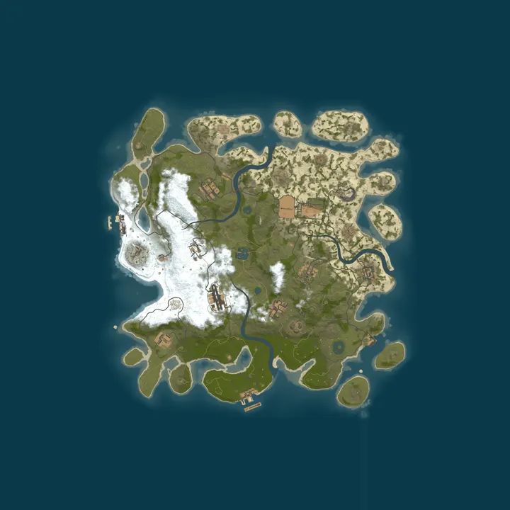 Map of Onlife Rust PvE [DE/EU] | Fullwipe 04.09. | 3x Gather & Loot | 