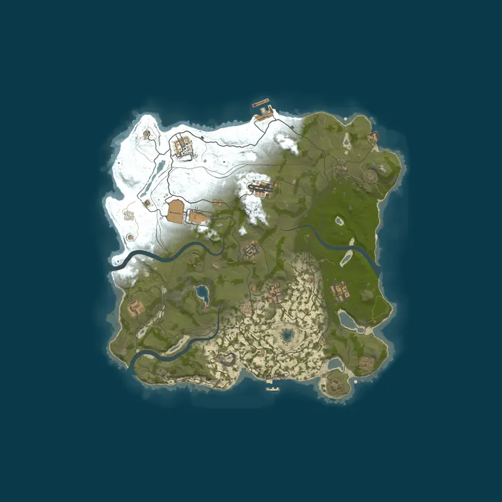 Map of BRUTAL RUST | x2 | Solo/Duo