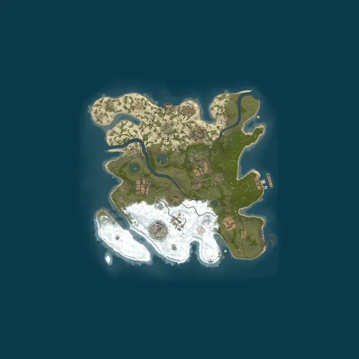 Map of Rust Server SH