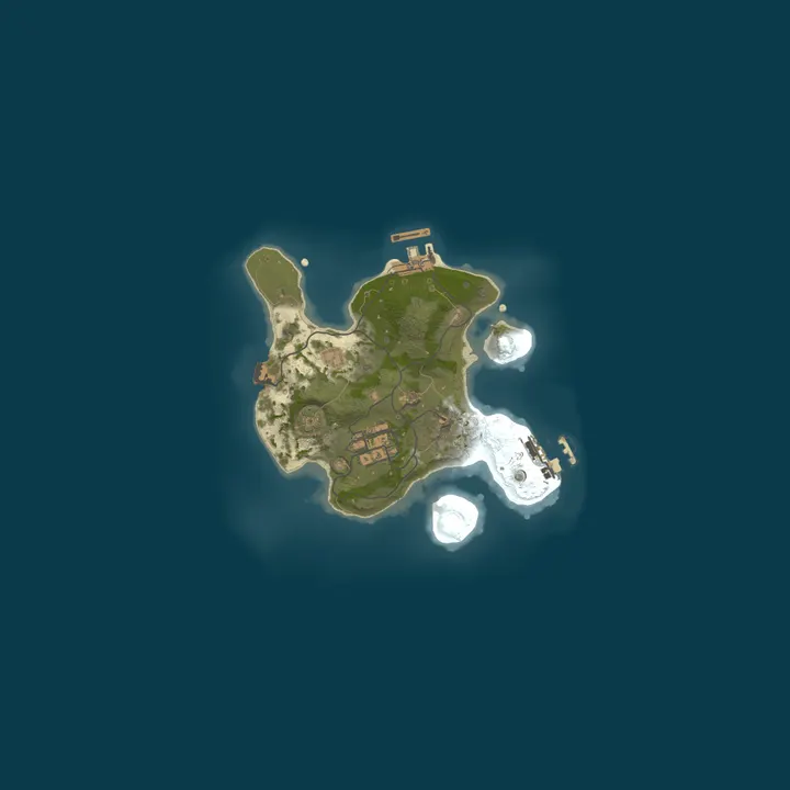 Map of GodlikeHost Server