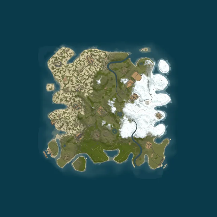 Map of GodlikeHost Server