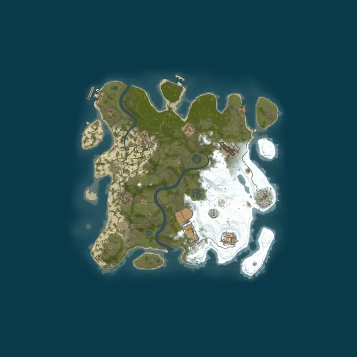 Map of OyunTECH Kiralik Rust Server