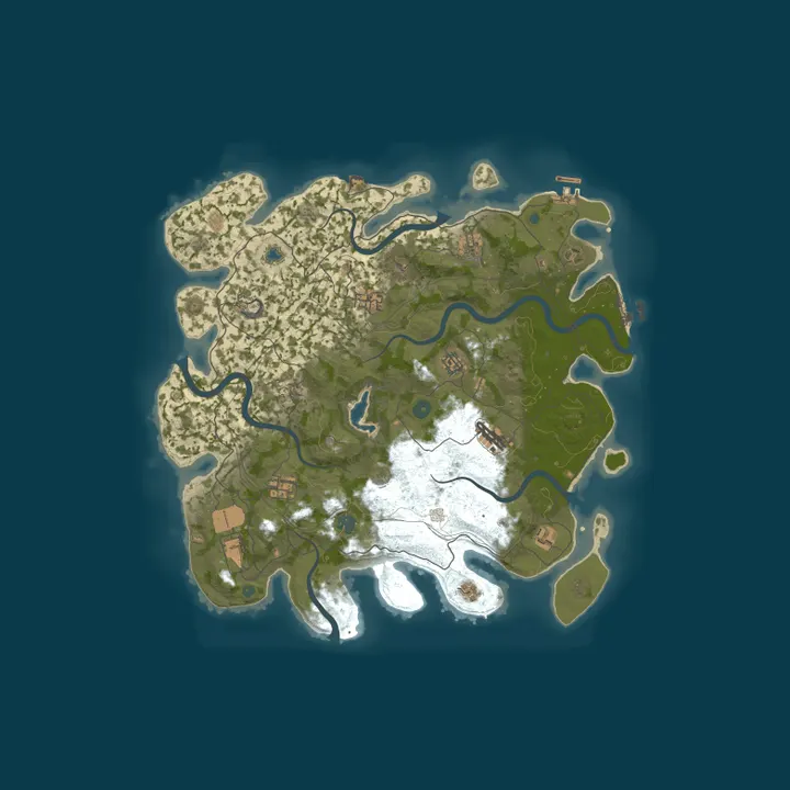 Map of EASYRUST.LV 3X | WEEKLY | VANILLA+