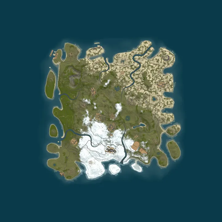 Map of Nuclear Frontier v2.0 |PvE|Modded|Events|RaidableBase|