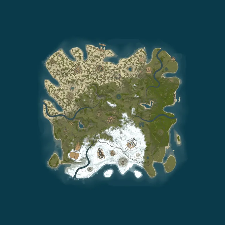 Map of RUST – POSLEDNÍ SIGNÁL | CZ/SK PvE