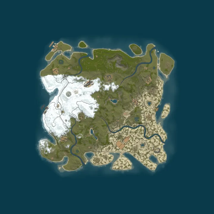 Map of [EU] Platinum Rust X2 | Solo/Duo/Trio | Kit | TP | UP | Home
