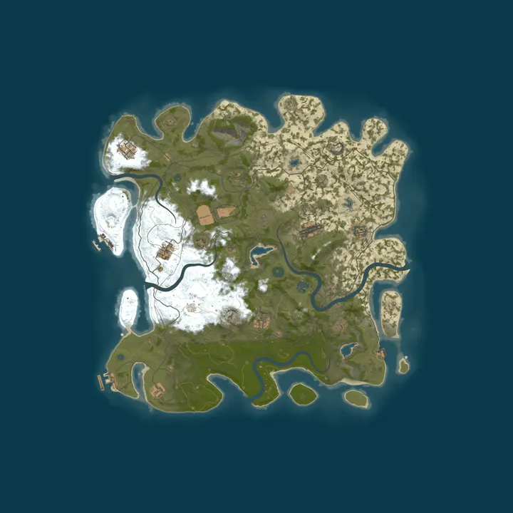 Map of GreenRUST NO LIMIT|X10|KITS|TP|LAST WIPE 24.09