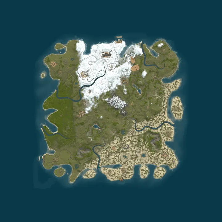 Map of 777 RUST/ДЛЯ НОВИЧКОВ/РОССИЙСКИЙ