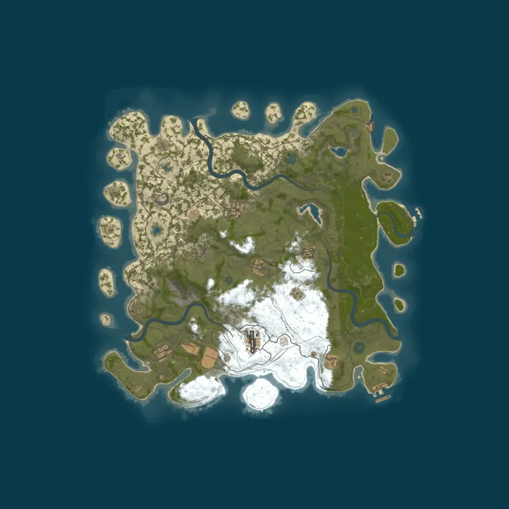 Map of ALTAI RUST | X2 | Kit | Skin | Duel |