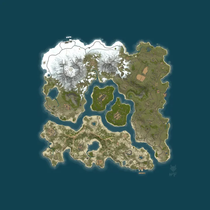 Map of [ESP] RUSTEAME ESTA · PVE+PVP · Profesiones