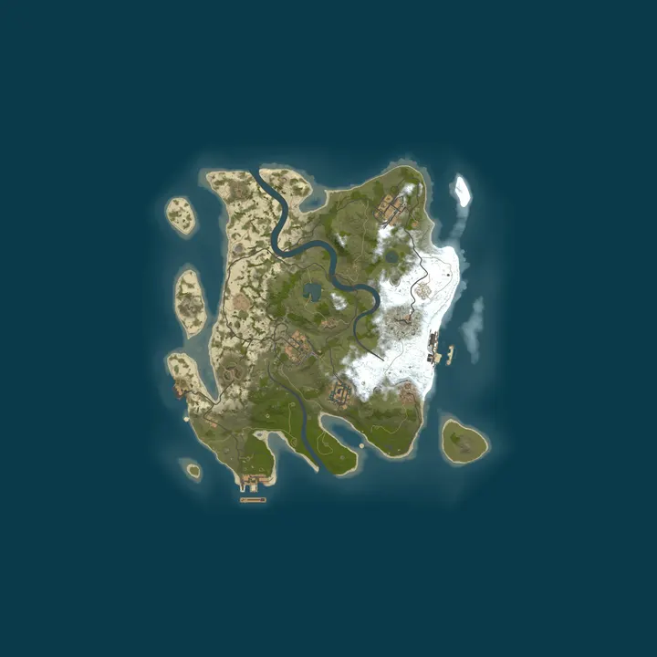 Map of A Rust Server