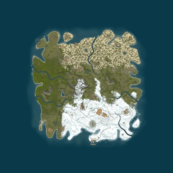 Map of Slayers fun server pve raide base and more