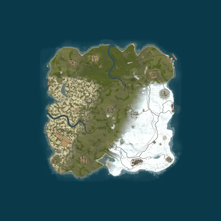 Map of My Untitled Rust Server