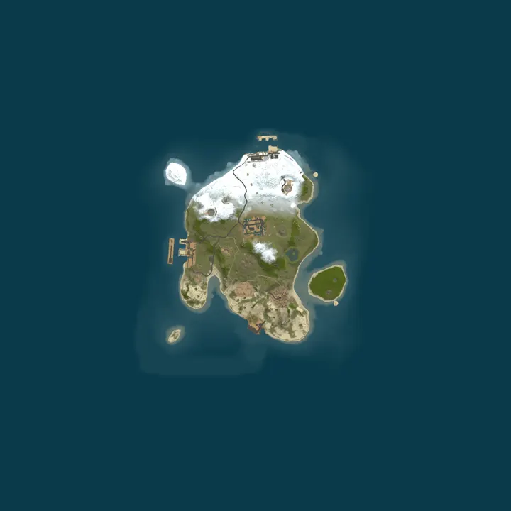 Map of #1 [EU] Rust Survival Fighters Max4 Kits