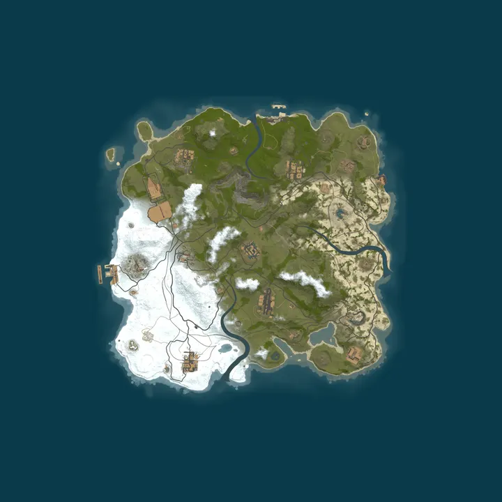 Map of [EU] Rustverse - 5X Monthly - Max 12 - Loot+ - Events