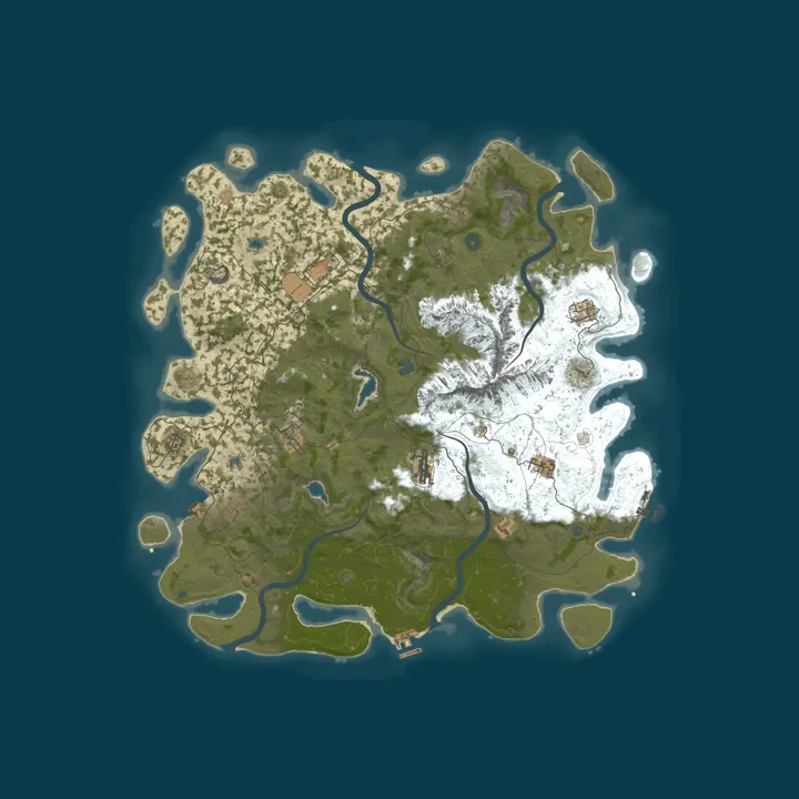 Map of Rust Server Plus200