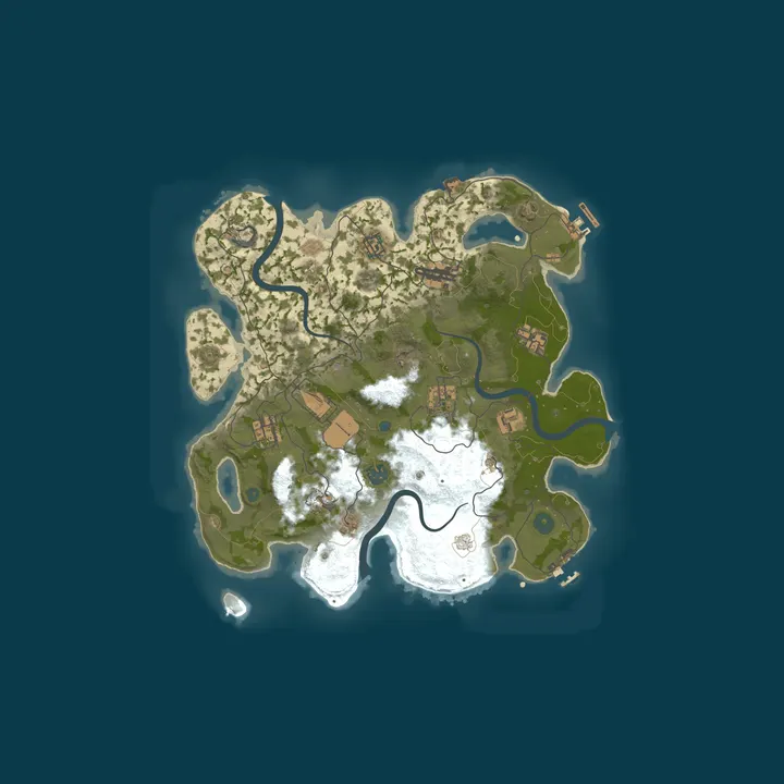 Map of [LATAM] Vicio Sudamerica Rust