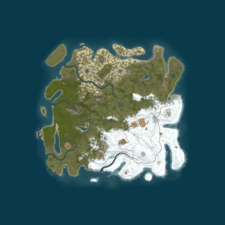 Map of Rust Beginner - PVE - 2.0