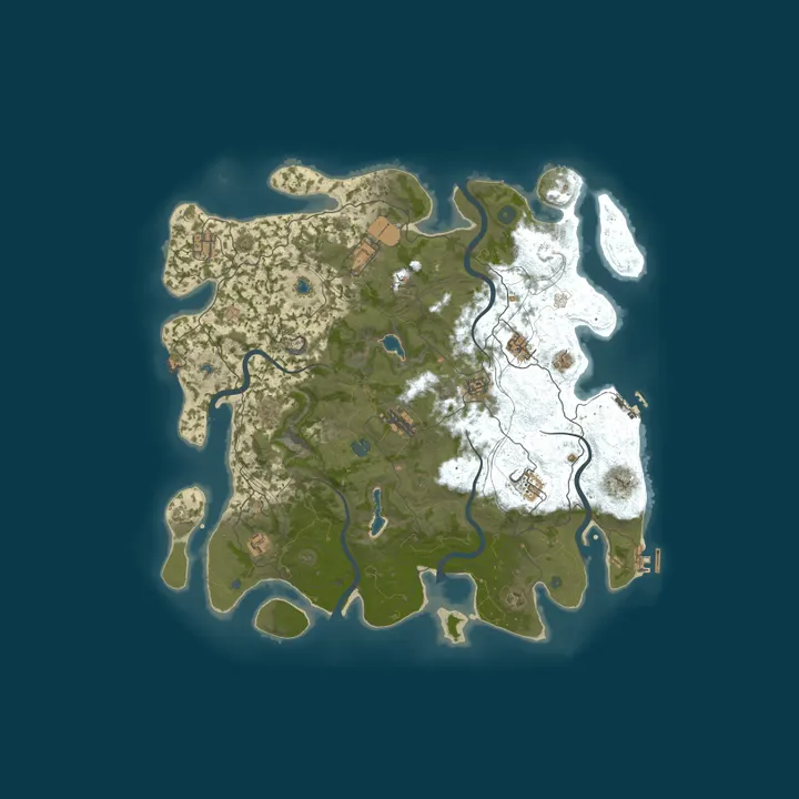 Map of БУЛЬОН RUST | X2 | WIPE 27.08 | NO LIMIT | WEEKLY