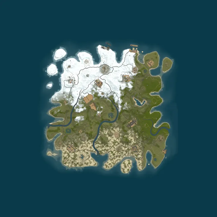 Map of Casual Rust | Noob Friendly | x3 Rates | Weekly Wipe